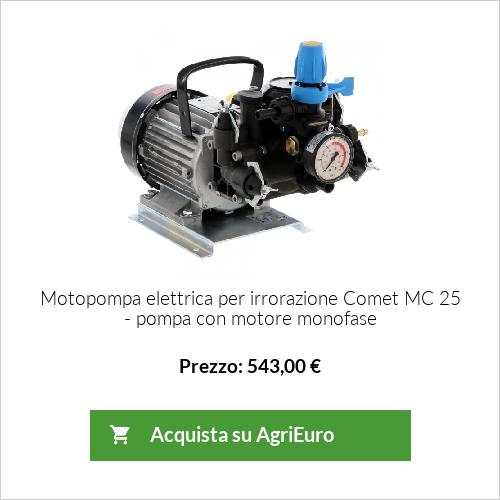 Motopompa elettrica per irrorazione Comet MC 25 - pompa con motore monofase
