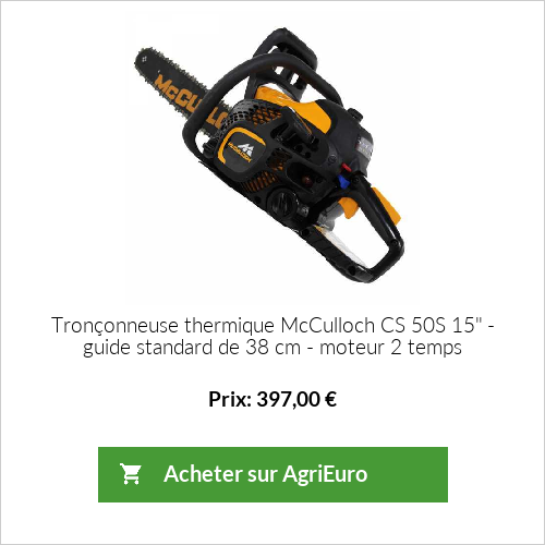 Tronçonneuse thermique McCulloch CS 50S 15