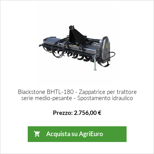 Zappatrice per trattore serie medio-pesante Blackstone BHTL-180, zappa a spostamento idraulico