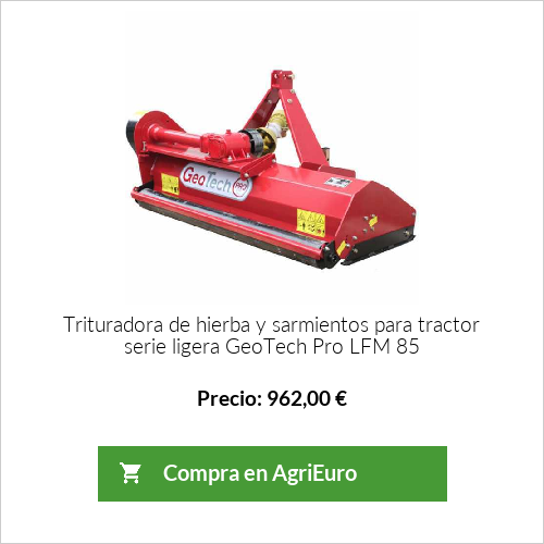 Trituradora de hierba y sarmientos para tractor serie ligera GeoTech Pro LFM 85
